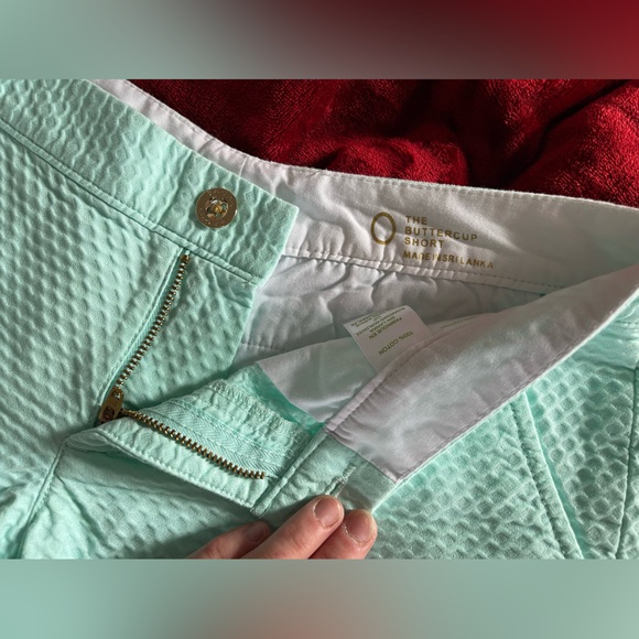 Lilly Pulitzer ‘The Buttercup’ Scallop‎ hem Shorts women's 0 - Picture 4 of 9